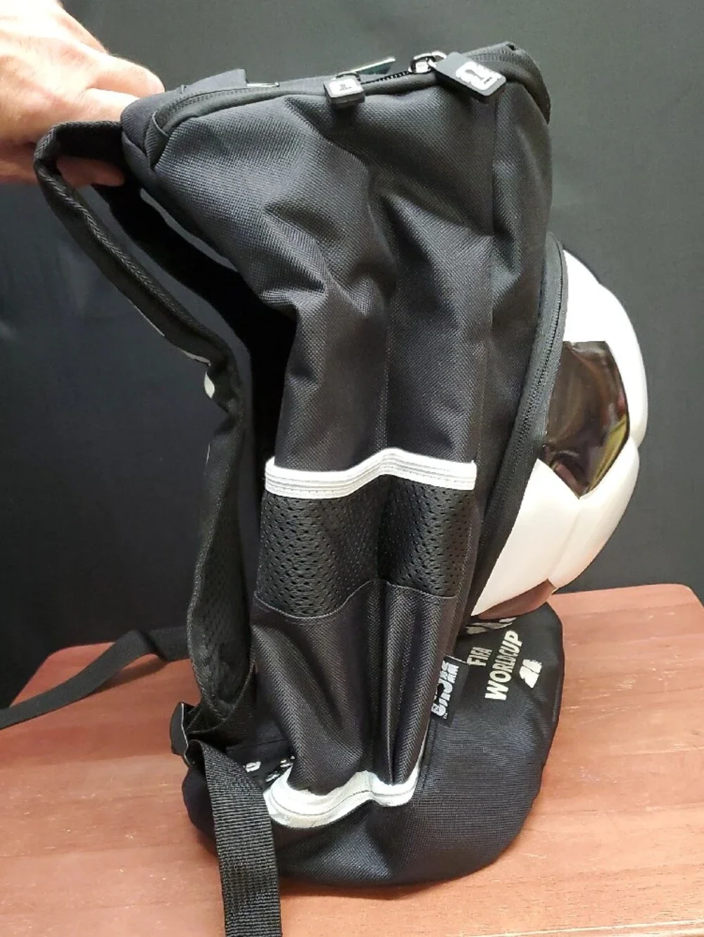 FIFA 26 World Cup Black Soccer Ball Backpack